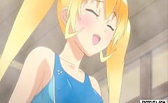 Hentai Shemales In Swimsuits Fucking In Gangbang