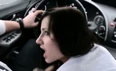 Teen Blowjob And Swallow In Car