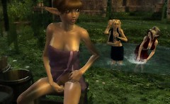 Hentai 3d Elf Dickgirl Gets Handjob And Fucking