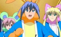 Couple Of Hentai Boys Getting Hot Bath In A Pool