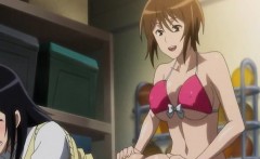 Two Hentai Schoolgirls Gets Fucked In Threesome