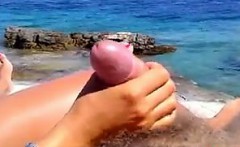 Handjob By The Water POV