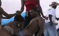 Ebony Party Contest Blowjob