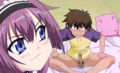 Huge Titted Hentai Maid Sucks And Tittyfucks