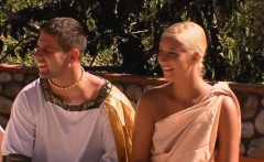 Costume Amateur Outdoors Facialized After Pussysex