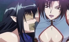 Bondage Hentai Vibrating Her Ass And Pussy