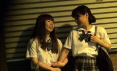Asian Lesbian Teens Kiss