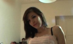 Lapdance And Facial With Cute Czech Teen