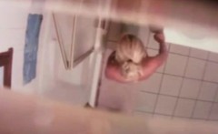 my blonde mother sneaky filmed in our bathroom