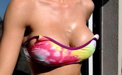 Big Natural Boobs Outdoor