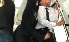 Perverted Asian Made Him Cum In Public!