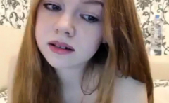 Teen Redhead Solo Deepthroat