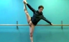 Male ballet practice (without tights!)