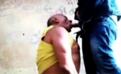 Compilation Of An Hot Old Man Fucking Outside