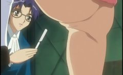 Roped Hentai Schoolgirl Gets Shoved Dildo Into Her Wetpussy
