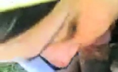 With Egyptian Woman In Car