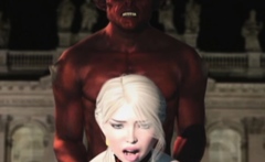 Horny Satan Fucks 3D Girl!