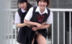 Japanese Student Peeing