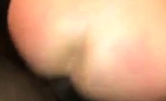 Large Black Cock Breeds Willing Slut Up Close