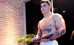 Horny gay men muscle videos