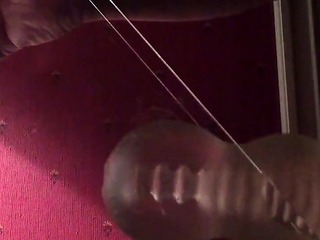 Daddy cum huge and moaning