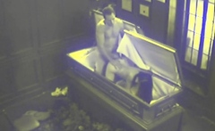 Couple Sex on Coffin