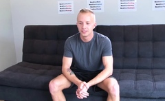 Muscled N Tattooed Stud Solo Jerks Cock