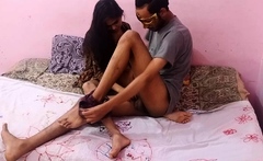 Beautiful Indian gf deepthroats bbc, sloppy blowjob and