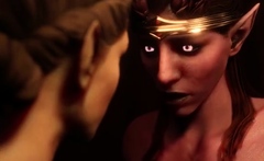 Foxy 3d Superwoman Bounces Up And Down On A Cock