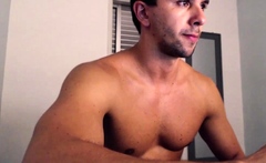 Exclusive Latin Abs masturbating Part 4 doing a Cam Show