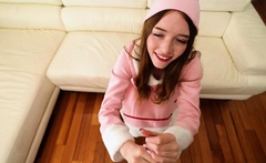 Myra Moans touching stepbrothers big dick