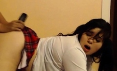 Chunky Schoolgirl Gets Pounded Hard