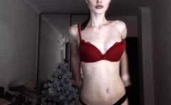 Amateur blondie solo anal masturbation