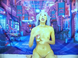 Japanese teens super wet solo show Uncensored