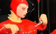 Bdsm bitch toys ass and pierced pussy in fetish hd solo
