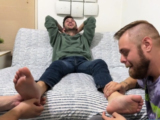 Straight Guy Found Himself Bounded For A Ticklish Adventure