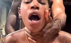 Perky amateur rides and sucks black dick pov style