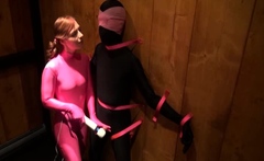 Amateur redhead poses and masturbates with toys