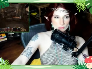 Amateur redhead shaves and masturbates