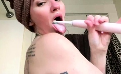 Wild Girl Brunette Solo Masturbation