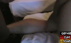 German bearded jocks fucking in hot orgy