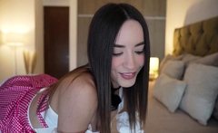 Close up amateur masturbating solo