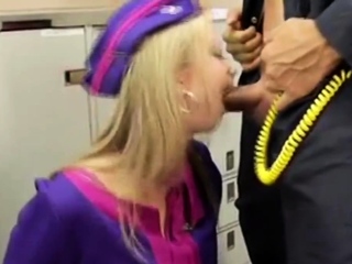 Fucking The Hot Flight Attendant