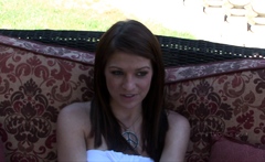 Close up fuck girl in big cock