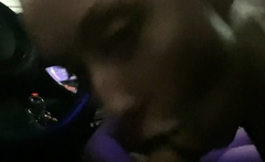 Blonde Blowjob Outdoor