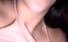 Cute amateur brunette gives pov blowjob and fuck