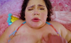 INSERTED Karla Lane gives sloppy oral