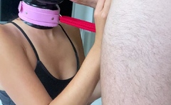 two women fetish latex asslicking and anal mff