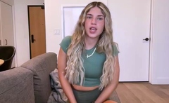 Amateur Blonde Solo Webcam