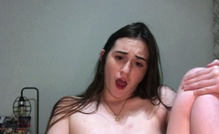 SMALL TIT BRUNETTE TATTOOED TEEN GIRLFRIEND CAUGHT IN SHOWER